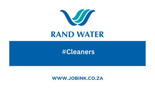Rand Water is Looking for Day & Night Cleaners (6 Posts) April 2024