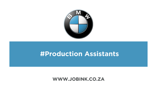 BMW Is Recruiting X7 Production Assistants ( Apply with Grade 12)