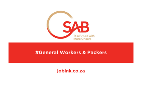 South African Breweries: Now Hiring General Workers & Packers