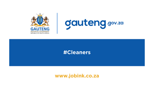 Gauteng Department of Roads and Transport is recruiting for the position of Cleaners (x12 Posts) | Apply with Grade 10 & 8