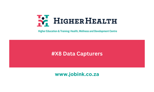 Higher Health Recruits X8 Data Capturers